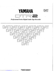 Yamaha DTR2 Owner's Manual