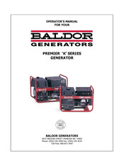 Baldor Premier K6500E Operator's Manual