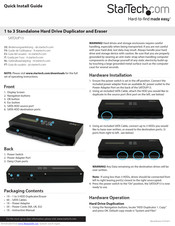 StarTech.com SATDUP13 Quick Install Manual