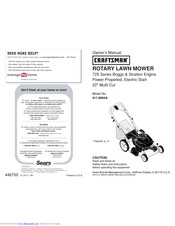 Craftsman 917.9994A Owner's Manual