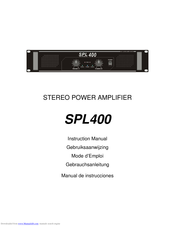 Almelo SPL 400 Instruction Manual