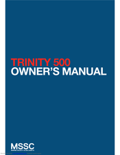 MSSC Trinity 500 Class Owner's Manual