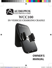 Audiovox WCC100 Owner's Manual
