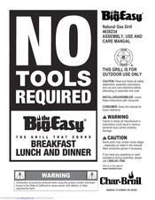 Char-Broil The Big Easy 4638234 Assembly & User Manual