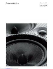 Bowers & Wilkins CWM Cinema 6 Installation Manual