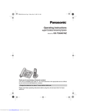 Panasonic KX-TG6461NZ Operating Instructions Manual