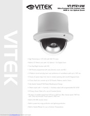 Vitek VT-PTZ12W User Manual