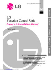 LG PQCSC101S0 Owners & Installation Manual
