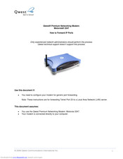 Motorola Qwest 3347 Quick Manual