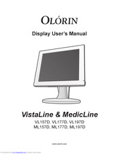 Olorin VistaLine VL157D User Manual