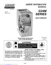 Lennox G24M SERIES Manuals | ManualsLib