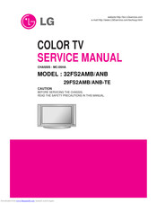 LG 29FS2ANB-TE Service Manual