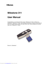 Bones Milestone 311 User Manual