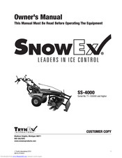 SnowEx SS-4000 Owner's Manual