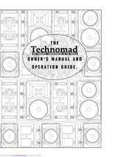 Technomad MP Series Owner's Manual And Operating Instructions
