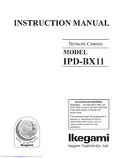 Ikegami IPD-BX11 Instruction Manual