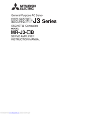Mitsubishi Electric MR-J3-B Instruction Manual