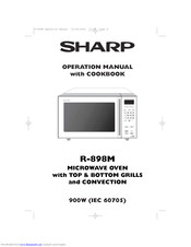Sharp R-898M Operation Manual