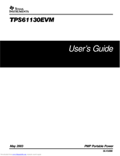 Texas Instruments TPS61130EVM-206 User Manual