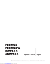 Jonsered FC2255 Operator's Manual
