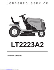 Jonsered LT2223A2 Operator's Manual