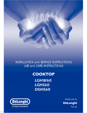 DeLonghi LGHWII Installation And Service Instructions Manual