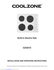 Coolzone CZ55572 Installation And Operating Instructions Manual