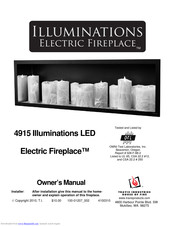 Illuminations Electric Fireplace 4915 Illuminations LED Owner's Manual