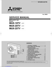 Mitsubishi Electric MUX-19TV - E1 Service Manual