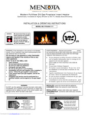 Mendota FV33-M-1111 Installation & Operating Instructions Manual