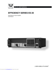 Stage Accompany EFFICIENCY SERIES ES 20 User Manual