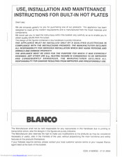 Blanco BCGR73W2 User Manual