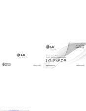 LG LG-E450B Quick Start Manual