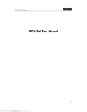 Bosslan BOSST60 User Manual