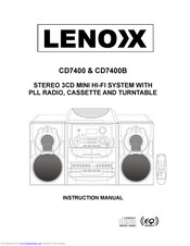 Lenoxx CD7400B Instruction Manual