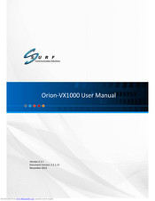 SURF Communication Solutions Orion-VX1000 User Manual