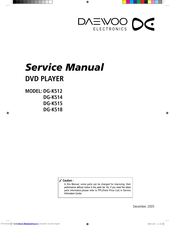 Daewoo DG-K512 Service Manual