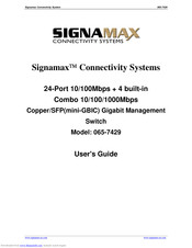 SignaMax 065-7429 User Manual