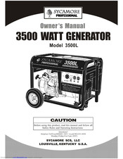 Sycamore 3500L Owner's Manual
