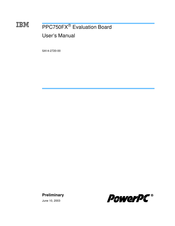 IBM PPC750FX User Manual