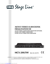 IMG STAGE LINE MCX-200/SW Instruction Manual