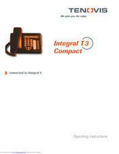 Tenovis Integral T3 Compact Operating Instructions Manual