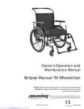 PDG Mobility Eclipse Manual Tilt Wheelchair Owner's Operation And Maintenance Manual
