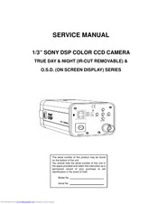 Sony DSP COLOR CCD CAMERA Service Manual