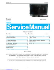 AOC VA320E Service Manual