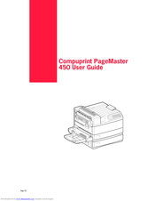 Compuprint PageMaster 450 User Manual
