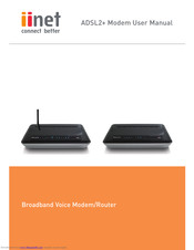 Iinet ADSL2+ Modem User Manual