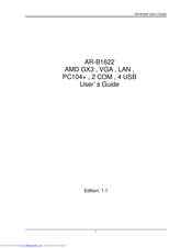 Acrosser Technology AR-B1622 User Manual