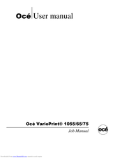 OcÃ© VarioPrint 75 User Manual