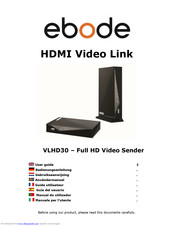 Ebode VLHD30 User Manual